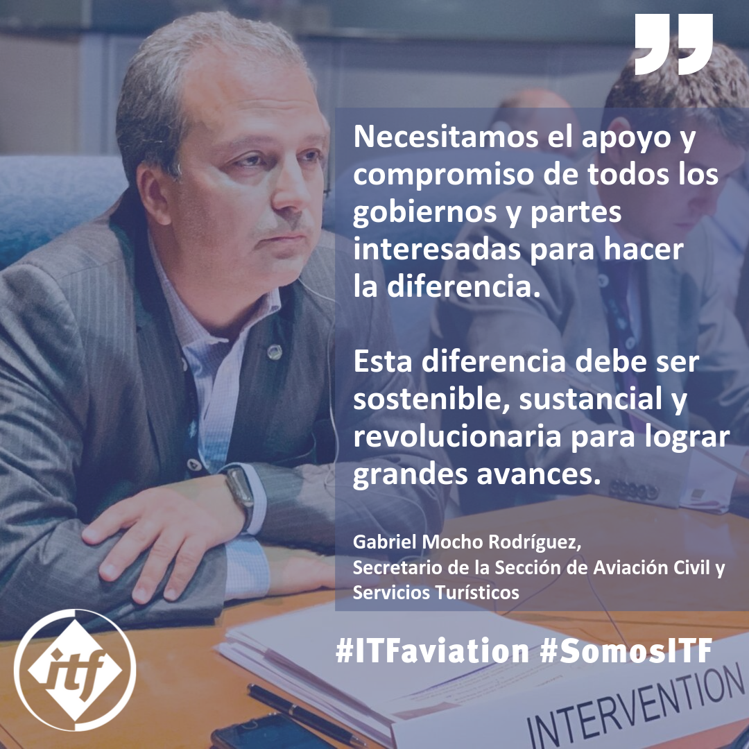 Delegación de la ITF en la asamblea de la OACI