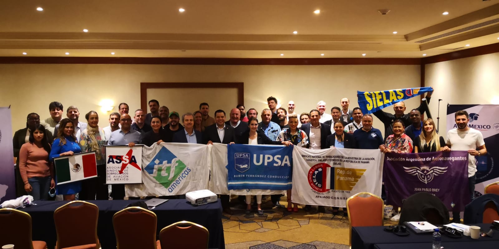 Trabajadores de la aviación civil de la ITF reafirman la importancia de la unión y solidaridad sindical internacional para la recuperación de la industria